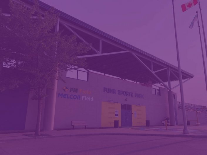 Cultural well-being Fuhr Sports Park entrance in Spruce Grove